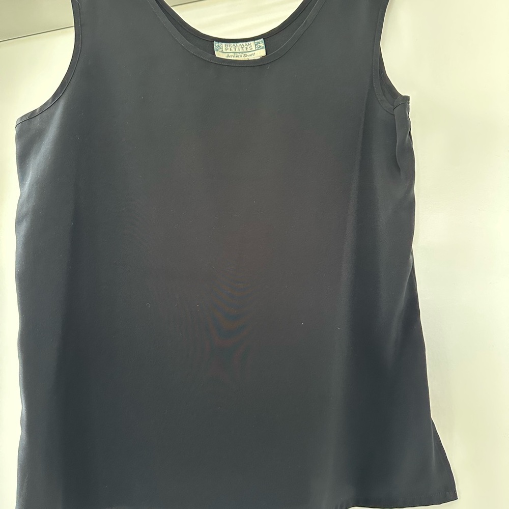 Jeremy Scott Black Sleeveless Tank Top